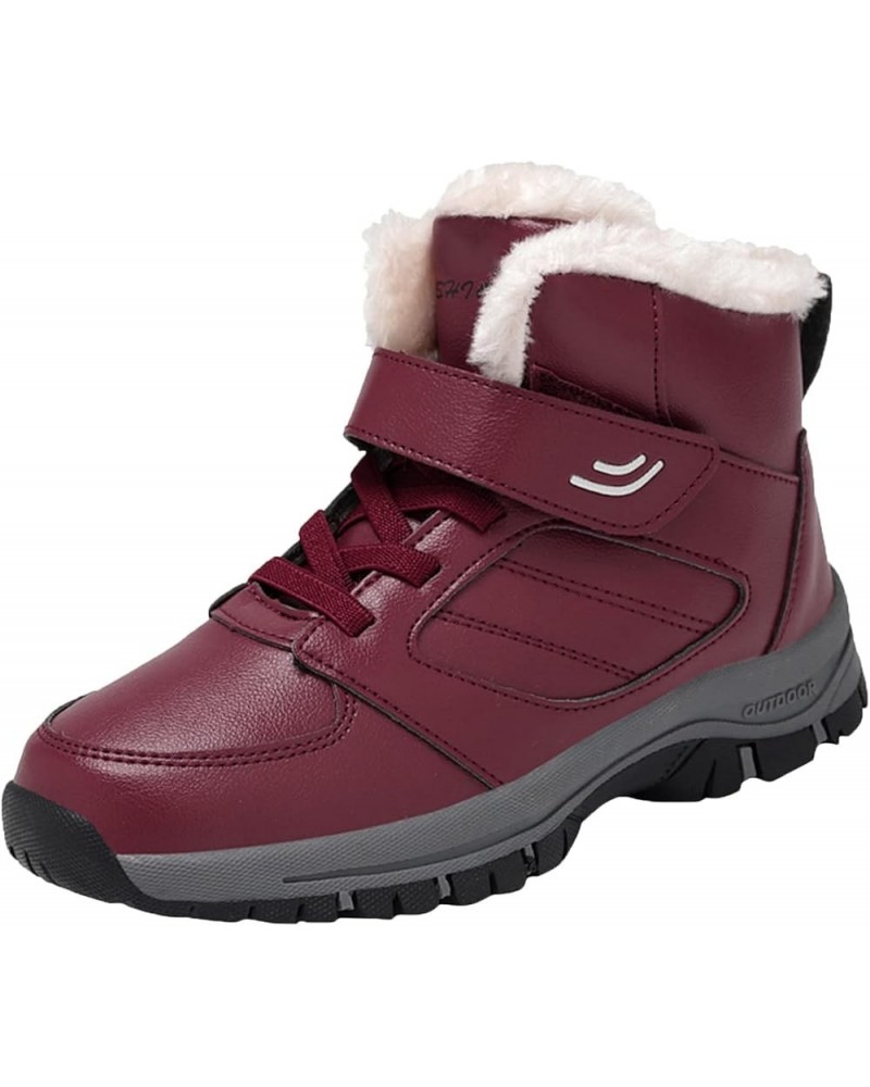 Womens Winter Boots Waterproof Wide Calf Winter Snow Boots for Women Size 12 Womens Winter Booties with Fur Women Boots Winte...