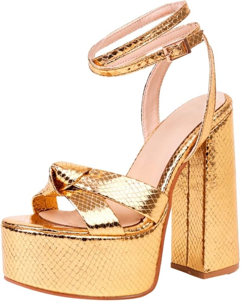 Women's Sandals Lace-Up Heels Flat Sandals Slingback Sandal Pump Sandals Lightweight Sandals Shoes Gold $28.55 Sandals