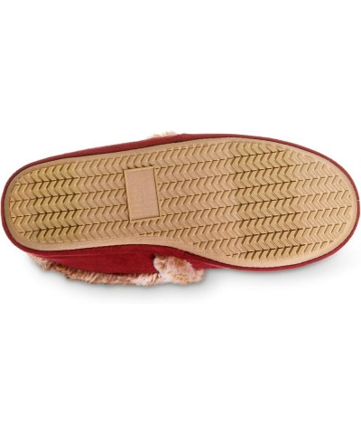 Women's Memory Foam Microsuede a Line Eco Comfort Recycled Slippers Chili $16.77 Slippers