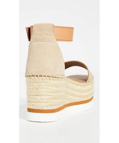 Women's Glyn Flatform Espadrilles Natural/Beige $58.05 Sandals