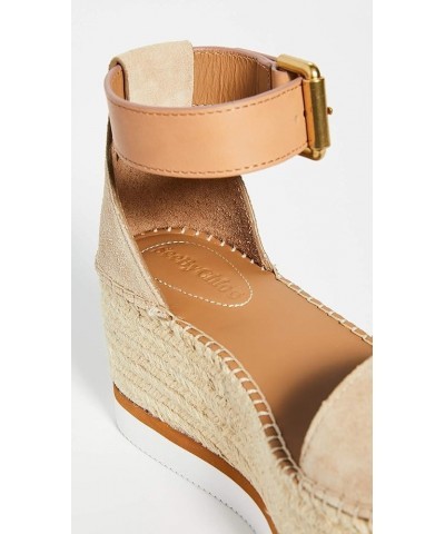 Women's Glyn Flatform Espadrilles Natural/Beige $58.05 Sandals