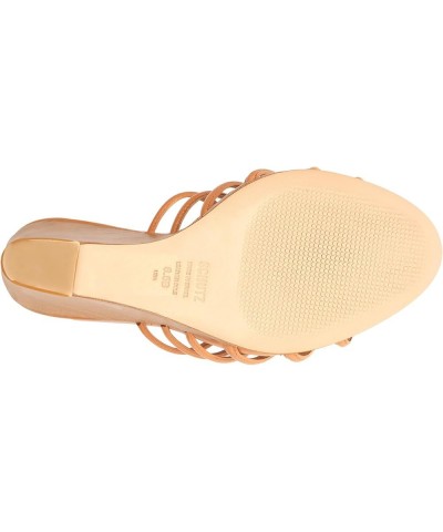 Women's Octavia Calf Leather Sandal Honey Peach $25.30 Sandals