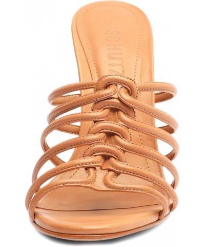 Women's Octavia Calf Leather Sandal Honey Peach $25.30 Sandals