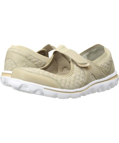 Womens Onalee Mary Jane Beige Quilt $41.57 Flats