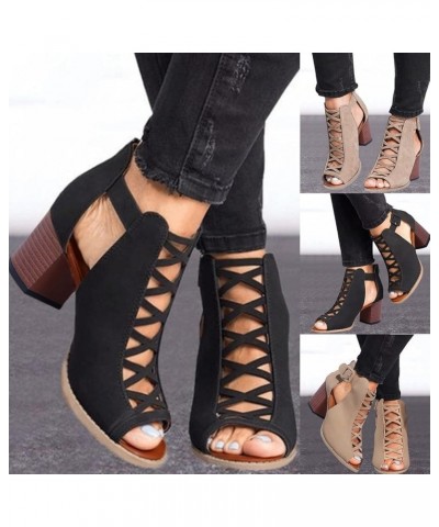 Womens Wedge Sandals, Orthopedic Sandals for Women Sandals Open Toe Wedge Platform Sandal with Back Strap X13-beige $15.45 Sa...