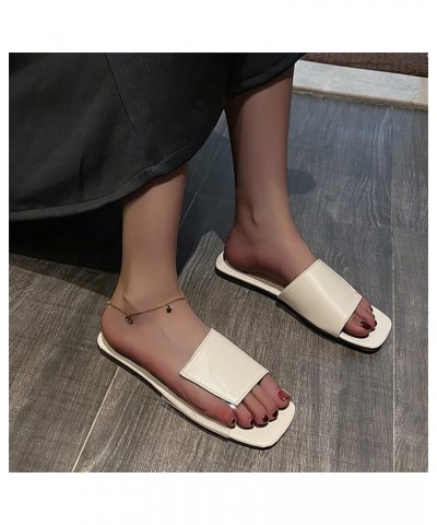 Ladies Summer Fashion Colour Blocking Splicing Transparent Open Toe Square Head Womens High Heels Platform Wedge Sandals (Gre...