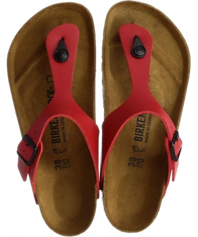 Women's Gizeh Sandals Red (Cherry) $61.97 Sandals