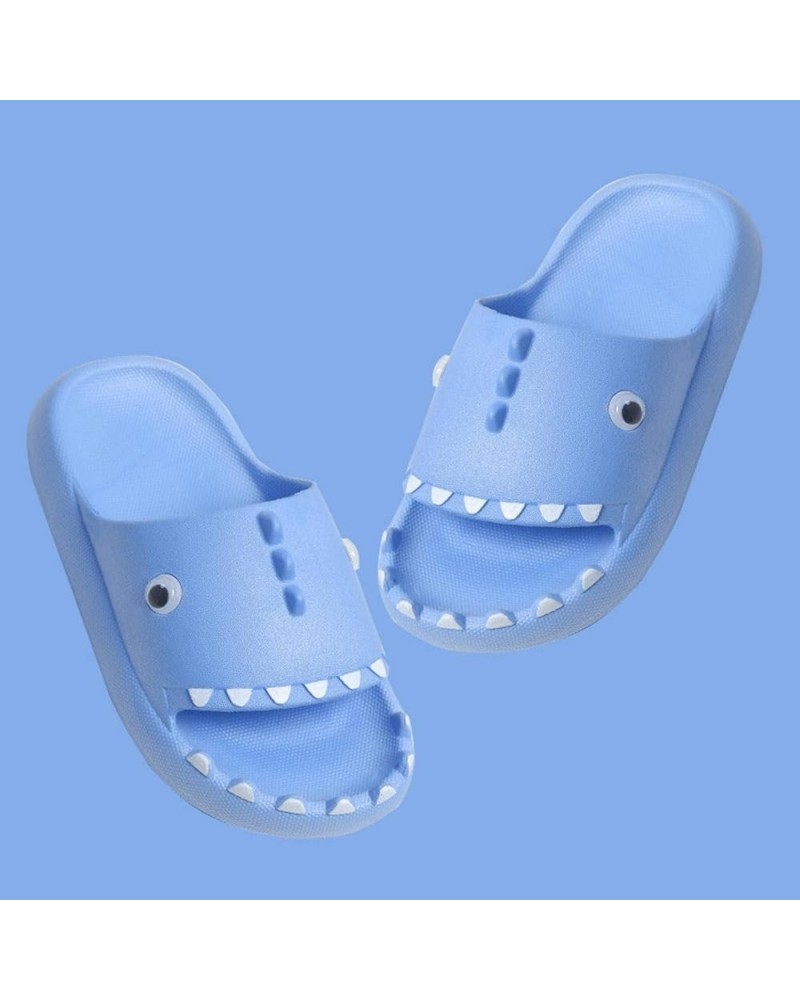 N\A Children's Slippers Summer Cartoon Dinosaur Slippers Boys and Girls Outdoor Slippers Blue 26-27(jiaozhang160mm) $15.67 Sl...