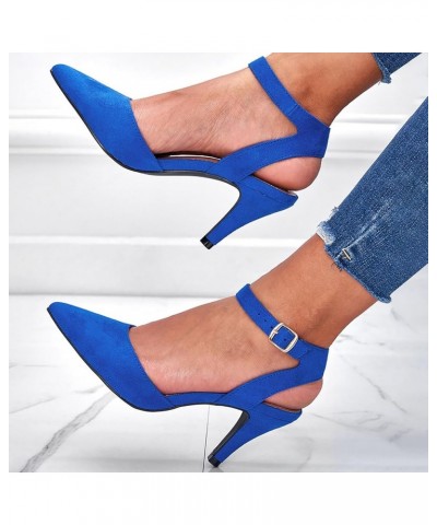 Womens Flat Sandals Gladiator Sexy Slippers Sandals & Flip Flops Dress Shoes Holiday Dress Pumps Shoes Blue $19.50 Sandals