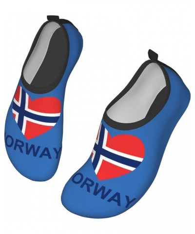 Love Norway Adult Barefoot Quick-Drying Non-Slip Water Sports Shoes Aqua Yoga Beach Pool Socks Black $12.31 Outdoor Shoes