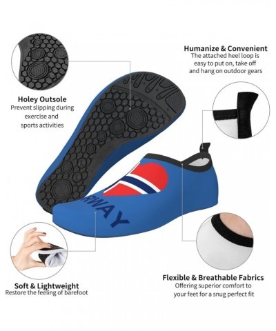 Love Norway Adult Barefoot Quick-Drying Non-Slip Water Sports Shoes Aqua Yoga Beach Pool Socks Black $12.31 Outdoor Shoes