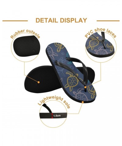 Sea Turtle Flip Flop Sandal Men's and Women's Summer Sandal | Beach & Water Shoes(70) $12.00 Athletic Shoes