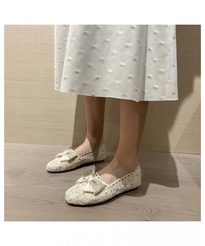 Women's Ballerinas, Breathable Flat Shoes Cutout are Suitable for Formal Occasions Such As Parties, Festivals, Walking Shoppi...