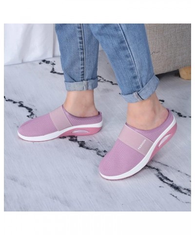 Women's Air Cushion Shoes black sneakers for women wedge shoes for women plaid flats for women white sneakers Pink $11.95 Ath...