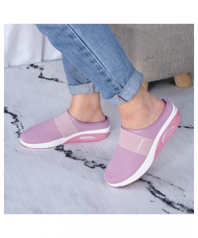 Women's Air Cushion Shoes black sneakers for women wedge shoes for women plaid flats for women white sneakers Pink $11.95 Ath...