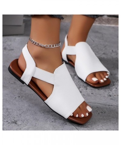 Women's Orthopedic Arch Support Sandals Comfort Walking Beach Flat Sandals Dressy Summer Casual Dressy Cute Flat Sandals Comf...