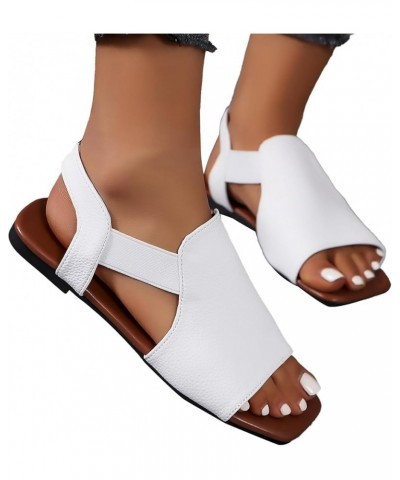 Women's Orthopedic Arch Support Sandals Comfort Walking Beach Flat Sandals Dressy Summer Casual Dressy Cute Flat Sandals Comf...