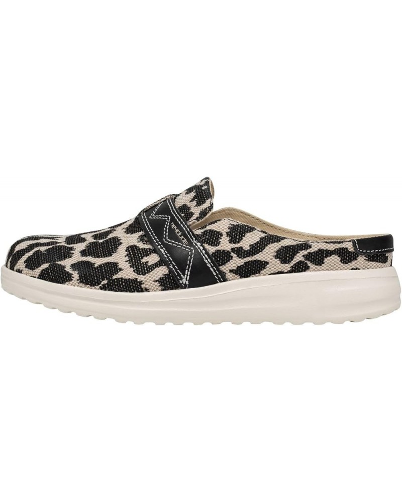 Women's Nora Black Cheetah $13.49 Loafers & Slip-Ons