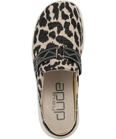 Women's Nora Black Cheetah $13.49 Loafers & Slip-Ons