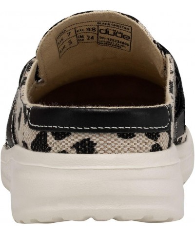 Women's Nora Black Cheetah $13.49 Loafers & Slip-Ons