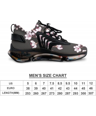 Japanese Blossom Trees Men's Running Shoes Lightweight Gym Workout Shoes Breathable Non Slip Sneakers for Women 12women/10men...