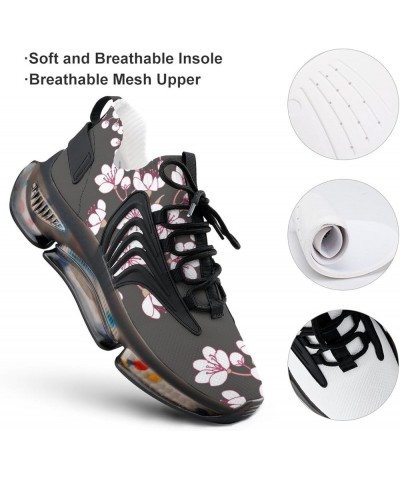 Japanese Blossom Trees Men's Running Shoes Lightweight Gym Workout Shoes Breathable Non Slip Sneakers for Women 12women/10men...