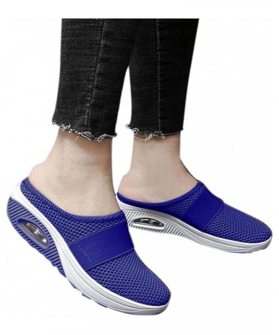 Orthopedic Arch Diabetic Air Slip-On Cushion with Knit Comfort Shoes Walking Casual Outdoor Support Walking Women's Casual Sh...