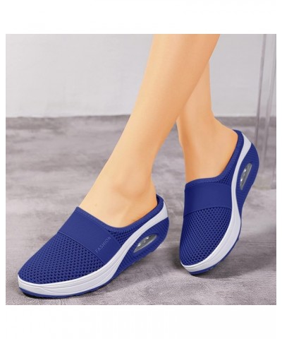 Orthopedic Arch Diabetic Air Slip-On Cushion with Knit Comfort Shoes Walking Casual Outdoor Support Walking Women's Casual Sh...