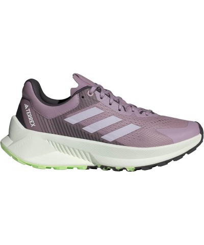 Women's Terrex Soulstride Flow Sneaker Preloved Fig/Silver Dawn/Aurora Black $49.66 Outdoor Shoes