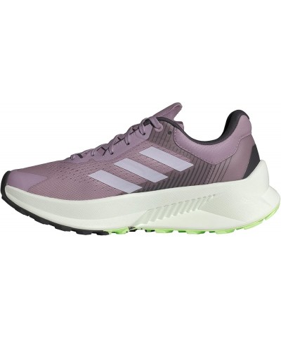 Women's Terrex Soulstride Flow Sneaker Preloved Fig/Silver Dawn/Aurora Black $49.66 Outdoor Shoes