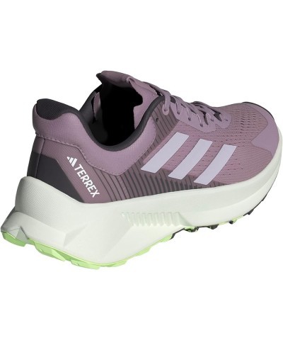 Women's Terrex Soulstride Flow Sneaker Preloved Fig/Silver Dawn/Aurora Black $49.66 Outdoor Shoes