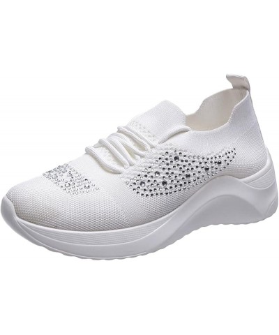 Fashion Lace Up Sneakers Women Summer New Running Shoes Breathable Non Slip Athletic Fitness Tennis Sneakers Platform Lightwe...