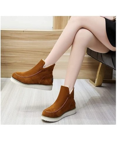 Gorgeous Women's Classic Non-Slip Ankle Snow Boots, Winter Outdoor Waterproof Comfortable Suede Warm Lined Booties. (10US, Be...