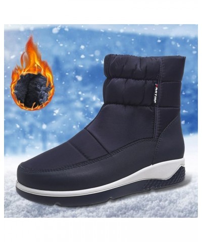 Tall Winter Snow Boots for Women 2023 Womens Black Snow Boots Waterproof Womens Winter Boots Size 7 Wide Tall Winter Boots fo...