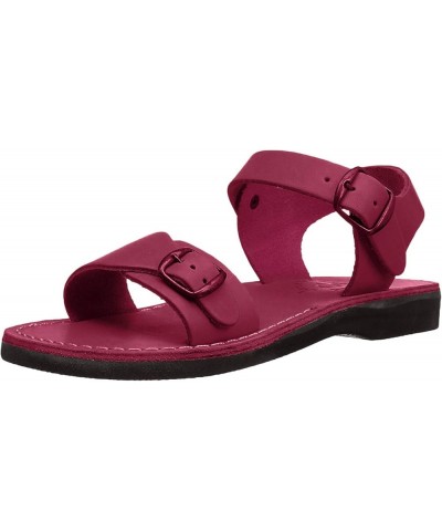 The Original - Leather Adjustable Strap Sandal - Womens Sandals Pink $44.52 Sandals