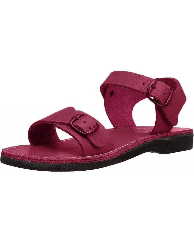 The Original - Leather Adjustable Strap Sandal - Womens Sandals Pink $44.52 Sandals