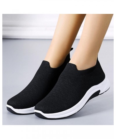 Womens Slip on Sneakers Fashion Sock Sneakers Lightweight Breathable Mesh Sock Shoes Ladies Girls Walking Running Tennis Outd...