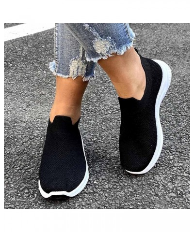 Womens Slip on Sneakers Fashion Sock Sneakers Lightweight Breathable Mesh Sock Shoes Ladies Girls Walking Running Tennis Outd...