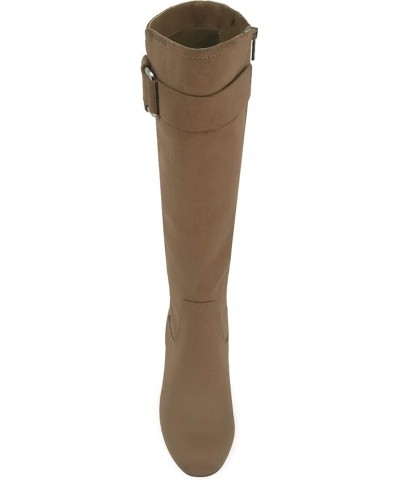 Genia Stretch Wedge Boot with Memory Foam Hummus $31.45 Boots