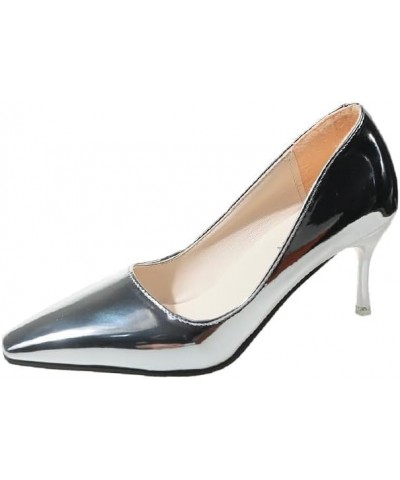 Women's Heels C577095, 4.5, Gold Silver $15.38 Pumps