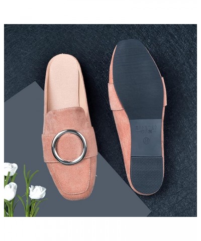 Women's Mules & Clogs Women's Spring and Autumn New Casual Comfortable Solid Color Flat Half Slippers for Autumn Indoor Outdo...