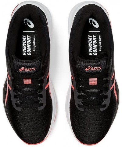 Women's GEL-Pulse 12 Running Shoes Black/Flash Coral $40.83 Athletic Shoes