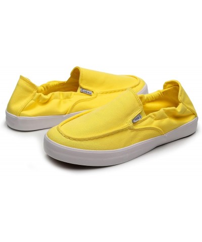 Women's Vibrant Slip On CrossOver Shoes Yellow $13.53 Athletic Shoes