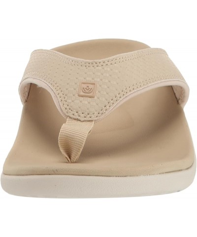 Women's Casual Flip-Flop Cream $25.54 Sandals