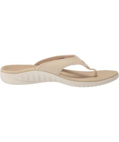 Women's Casual Flip-Flop Cream $25.54 Sandals