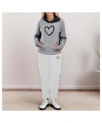 Size 16w Dresses Women Set Long Sleeve Hoodie With Pockets And Pants Women Snow Pants Bib Grey➤➤ Pants for Women 2024 $16.44 ...