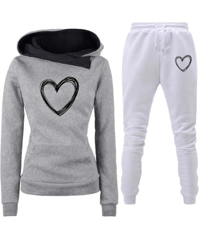 Size 16w Dresses Women Set Long Sleeve Hoodie With Pockets And Pants Women Snow Pants Bib Grey➤➤ Pants for Women 2024 $16.44 ...