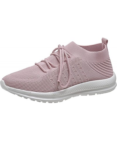 Running Shoes Women Walking Athletic Tennis Non Slip Blade Type Fashion Sneakers, White Canvas Sneakers for Women Z 05-pink $...