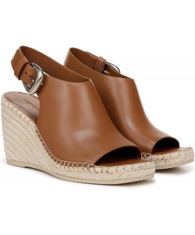 Women's Classic Wedge Sandal Sequoia Brown Leather $110.87 Sandals