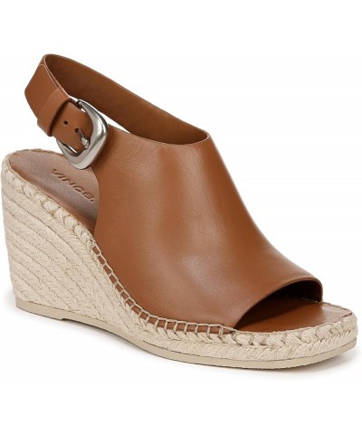 Women's Classic Wedge Sandal Sequoia Brown Leather $110.87 Sandals